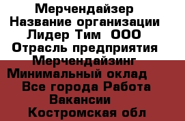 Мерчендайзер › Название организации ­ Лидер Тим, ООО › Отрасль предприятия ­ Мерчендайзинг › Минимальный оклад ­ 1 - Все города Работа » Вакансии   . Костромская обл.